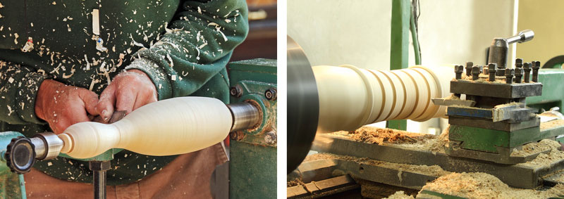 Foto von Drechslerarbeiten